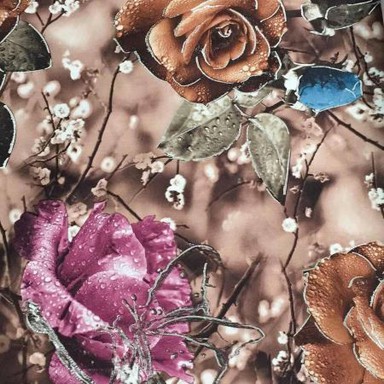 Orientul Mijlociu flori de imprimare canapea Fabric